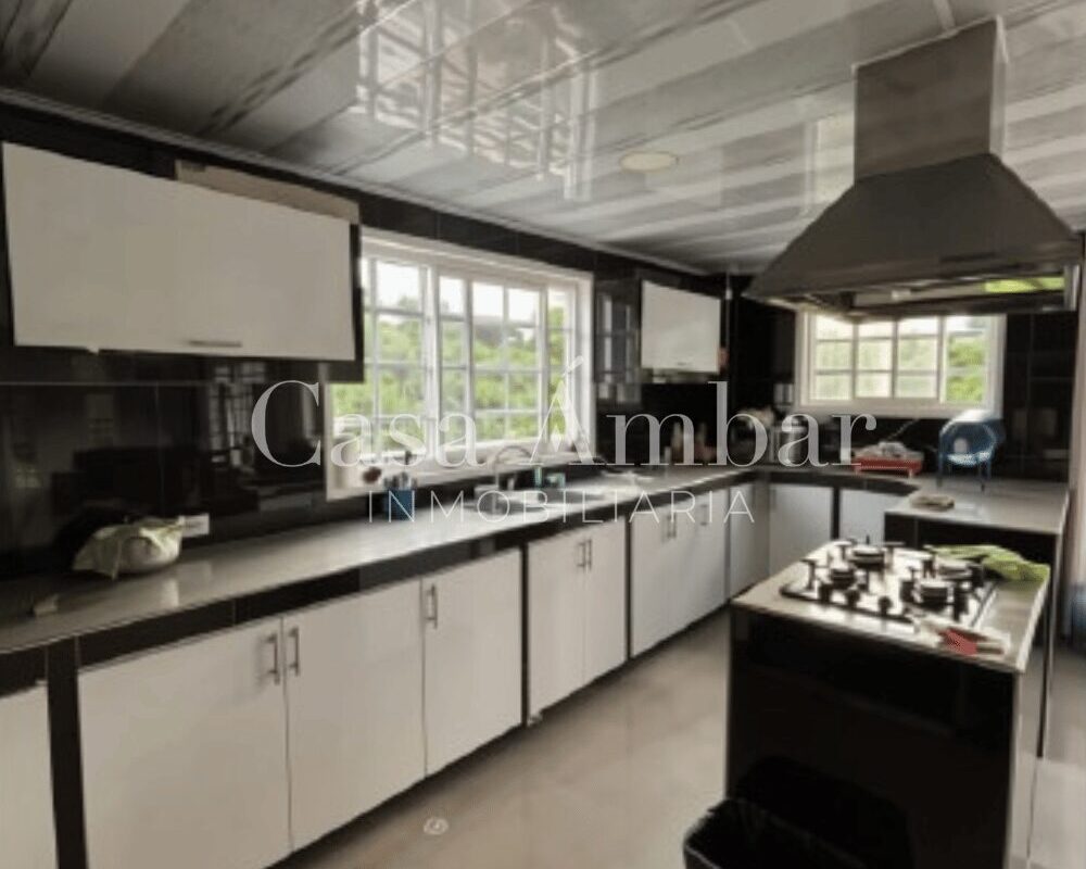 Casa Campestre con extractor de centro